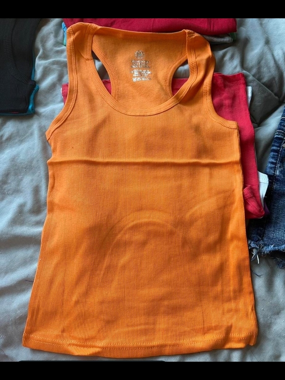 Women’s Ribbed Racerback Tank Tops